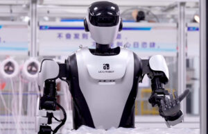 Leju Robotics has raised funding as it develops humanoid robots like this one.