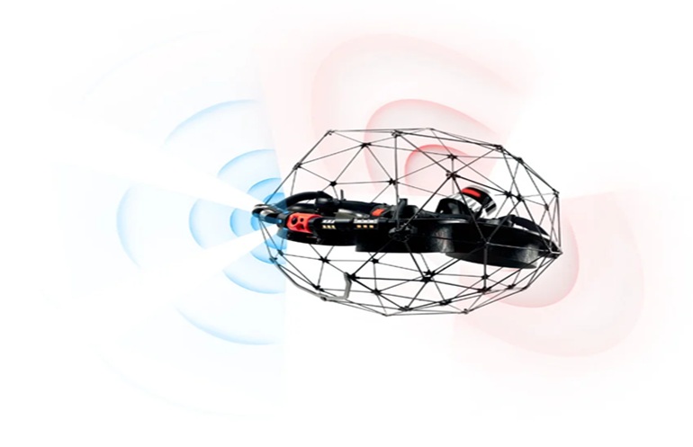 A visualization of the Elios 3’s stability sensors.