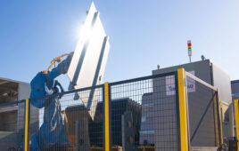 Terabase, whose solar installation robot is shown here, is an example of a U.S. startup competing with China's energy sector.