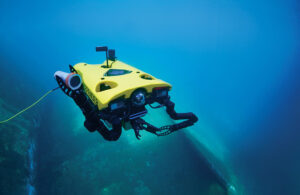 A BlueHallo Mission Specialist Defender ROV.