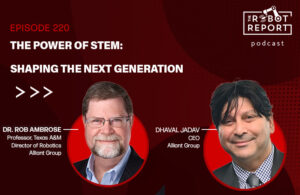 headshot of Dr Robert Ambrose and Dhaval Jadav, and the podcast logo.